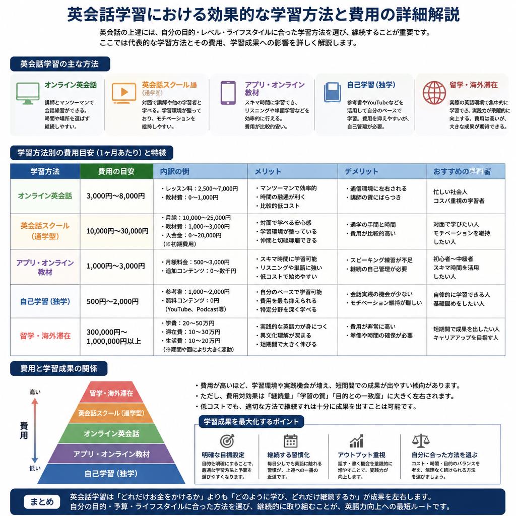 効果的な学習方法とそのコスト