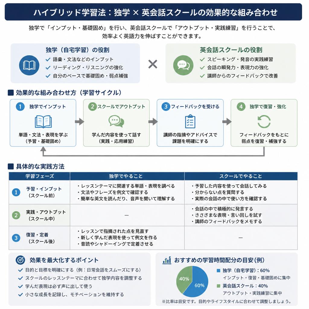 5. スクールと独学の組み合わせ
