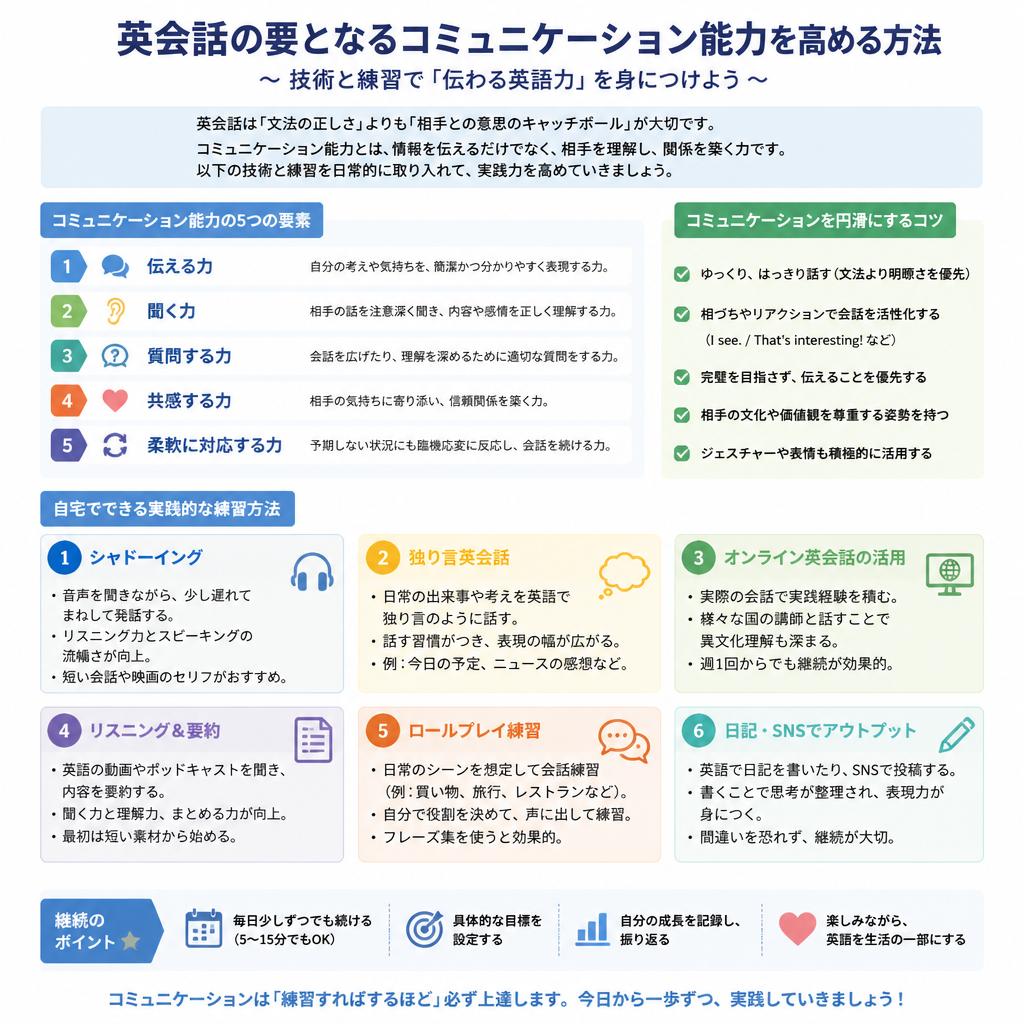 コミュニケーション能力を高める技術