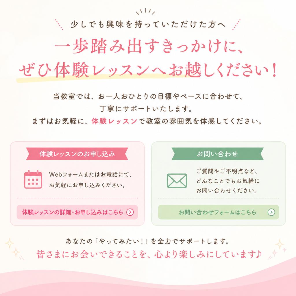 今すぐお問い合わせを！