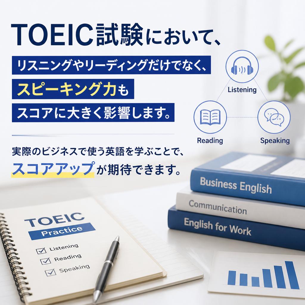 TOEICスコア向上のためのスピーキング力