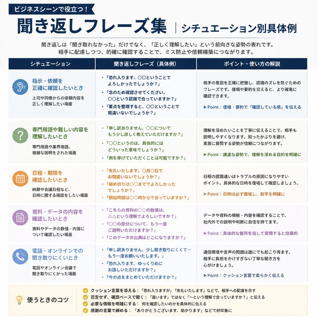 2. ビジネスシーンで使えるフレーズ