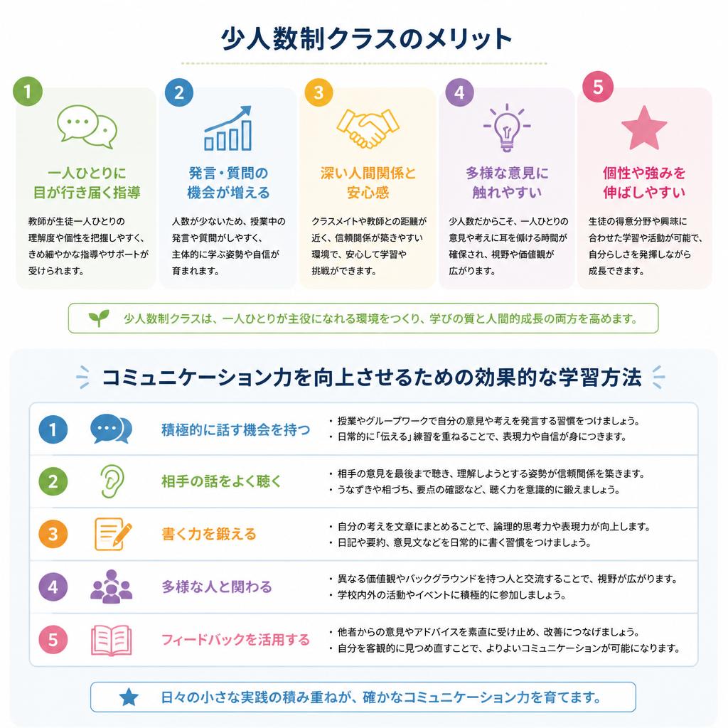 5. 少人数制クラスの魅力