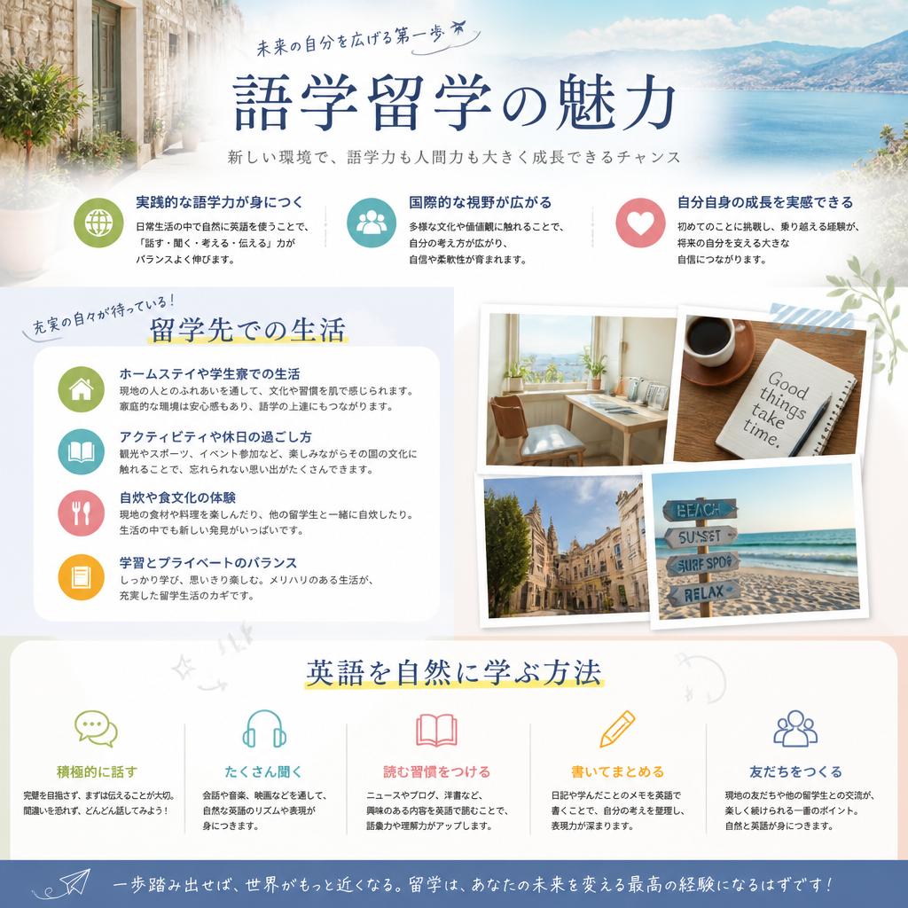 語学留学の魅力：実践的な環境で学ぼう