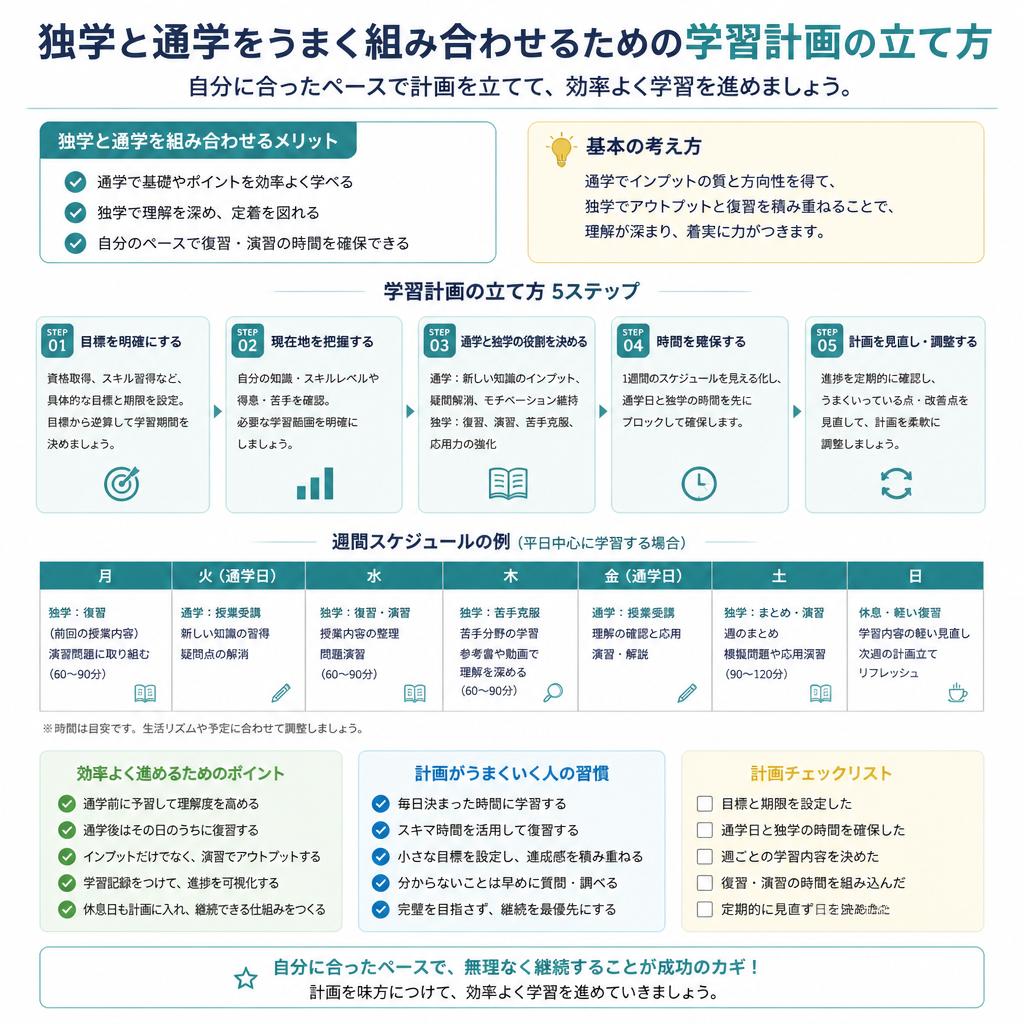 効果的な学習計画の立て方