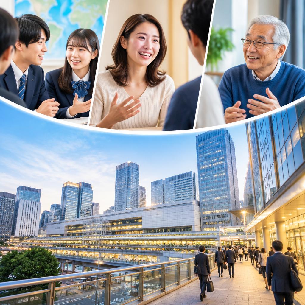 高校生からシニアまで、英語を話す楽しさを。横浜駅北西口から徒歩約5分、仕事帰りにも通いやすい英会話プログラム