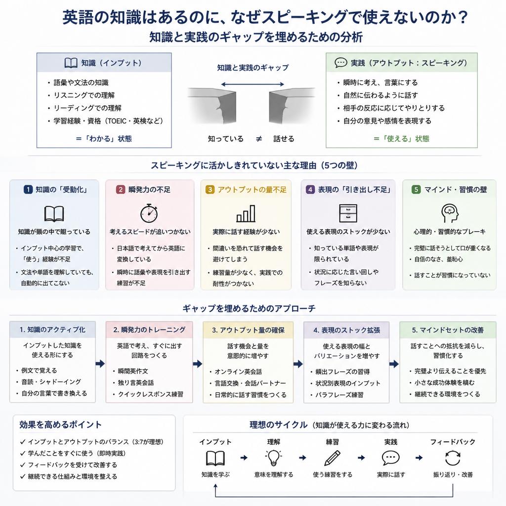 「知識」と「実践」のギャップ