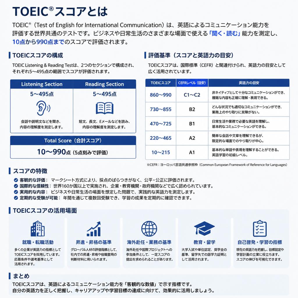 2. TOEICスコアとは何か？