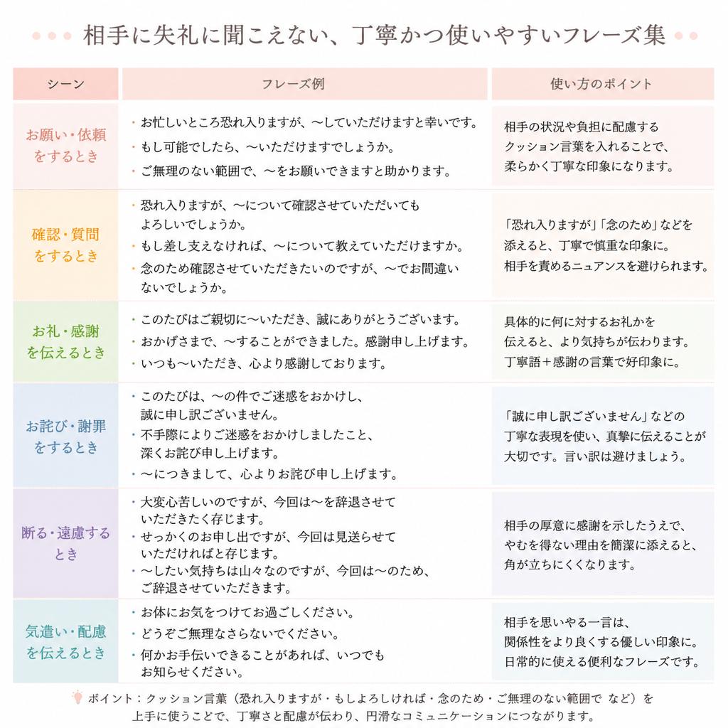 2. 失礼にならない聞き返しフレーズ